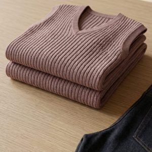 Winter Women Cafe Au Lait Cotton Vest Egypt فيست حريمى شتوى قطن لون كافيه اوليه فى مصر 2