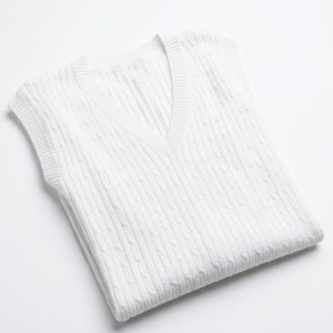 Winter Women White Cotton Vest Egypt 1 فيست حريمى شتوى قطن لون ابيض فى مصر